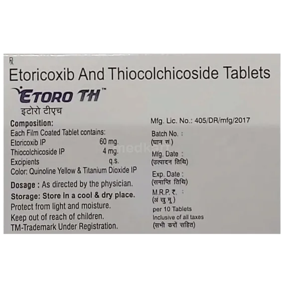 etoro th 4mg tablet 10's